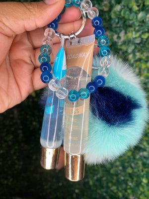Multi Color Lip Gloss Keychain