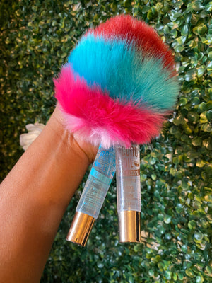 Multi Color Lip Gloss Keychain
