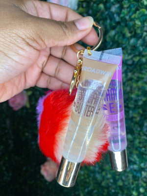 Multi Color Lip Gloss Keychain
