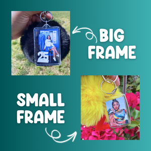 Graduation Photo Keychains