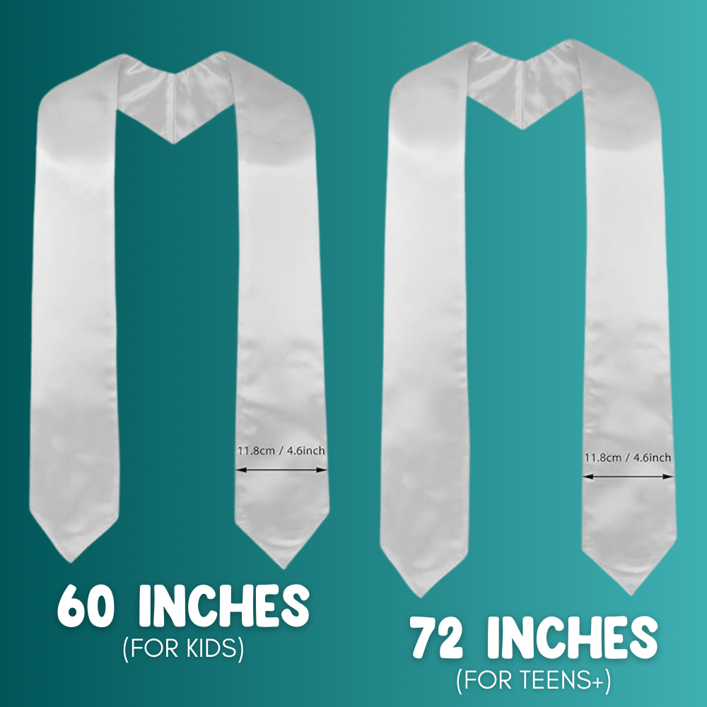 Custom Graduation Stole | Stoles for Kids, Teens, & Adults