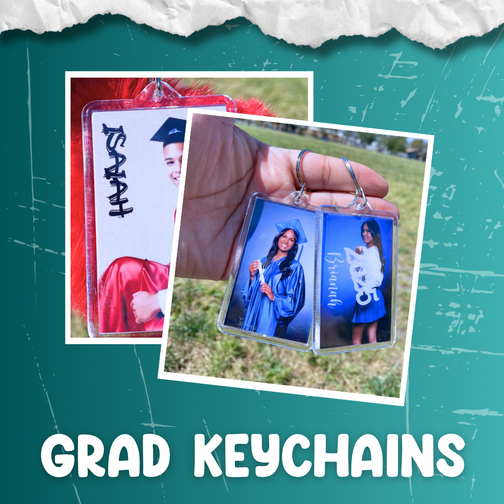 Graduation Photo Keychains