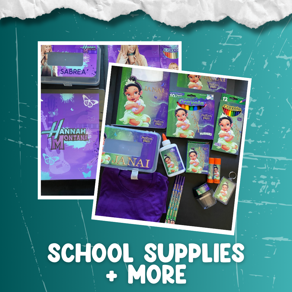 School Supplies Set | Shirt Included