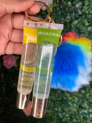 Multi Color Lip Gloss Keychain